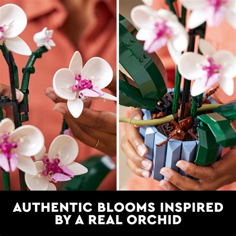 LEGO Orchid 10311 Plant Decor Building Set for Adults; Build an Orchid Display Piece for The ...