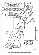 David Crowned King Coloring Pages sketch template