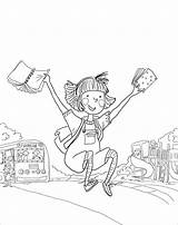Amelia Bedelia Coloring Pages  ColoringBay sketch template