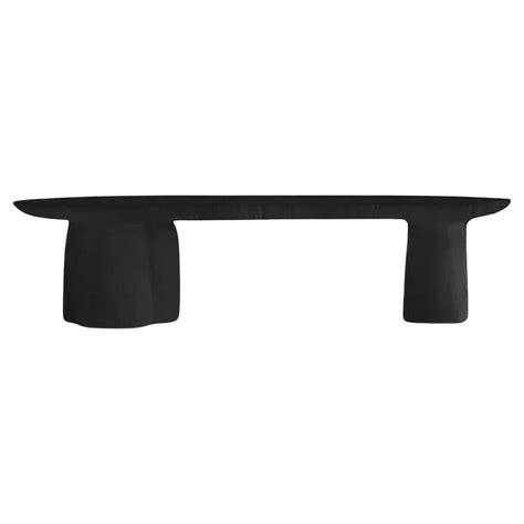 Long Black Coffee Table by Faina For Sale at 1stDibs