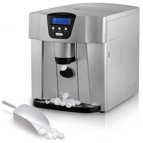 NutriChef Portable Kitchen Countertop Ice Cube Maker & Water Dispenser Machine - Walmart.com