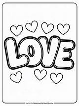Cute Love Coloring Pages 9 Free Printable  Easy sketch template