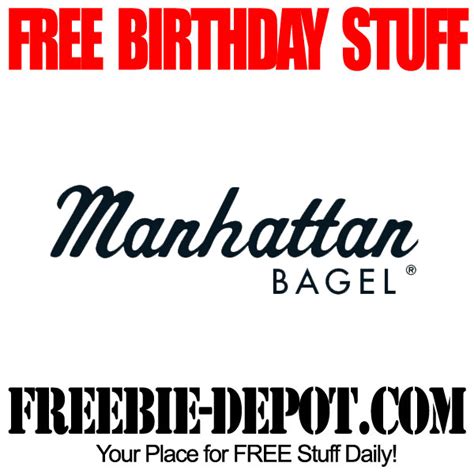 FREE BIRTHDAY STUFF – Manhattan Bagel | Freebie Depot