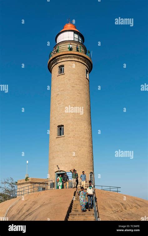 Mahabalipuram Lighthouse, India Stock Photo - Alamy