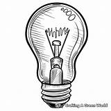 Light Bulb Coloring Pages  Free & Printable sketch template