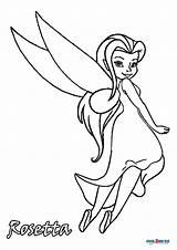 Disney Fairy Rosetta Coloring Pages sketch template