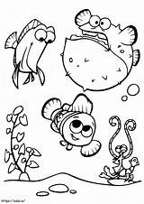 1530670249 A Cute Finding Nemo Coloring Tree A4 coloring Page sketch template