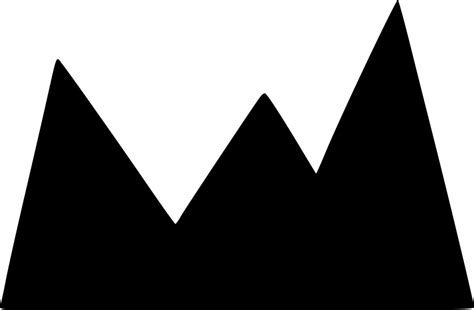 black mountain icon 25747948 Vector Art at Vecteezy