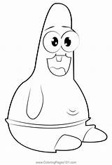 Patrick Coloring Page For Kids  Free SpongeBob SquarePants Printable sketch template