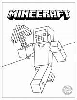 Minecraft Free Coloring Pages To Print sketch template