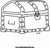 Pirate Treasure Chest Coloring Page sketch template