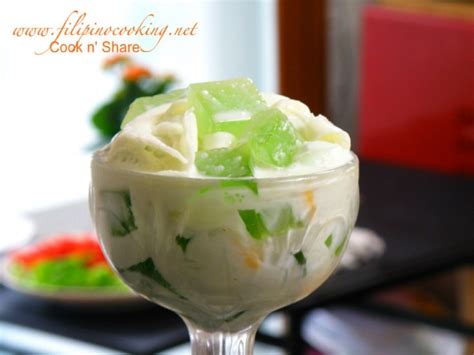 Filipino Buko Pandan - Cook n' Share - World Cuisines