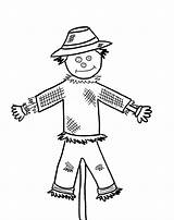 Free Printable Scarecrow Coloring Pages For Kids sketch template