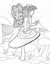 Little Girl Fairy Coloring Pages sketch template