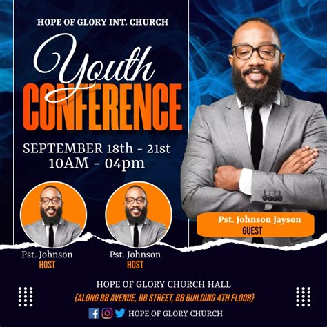 Youth Conference Template | PosterMyWall