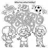 Hobby Coloring Pages sketch template
