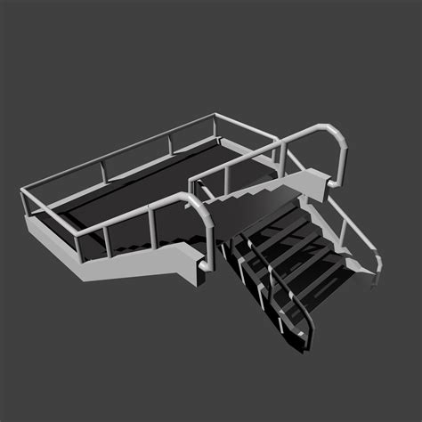 flight of stairs 3D model | CGTrader