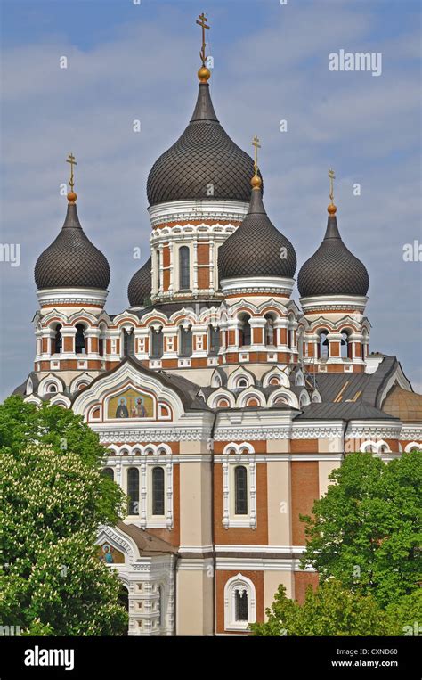 Alexander Nevsky Cathedral, Tallinn Stock Photo - Alamy