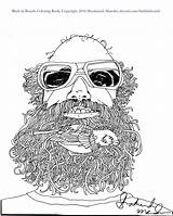 Beard Coloring Pages sketch template