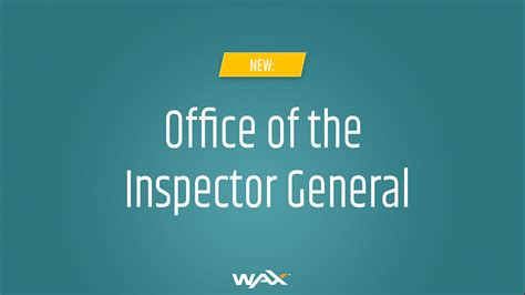 Office of Inspector General Guidelines v1.1 | by Office of Inspector General | Medium