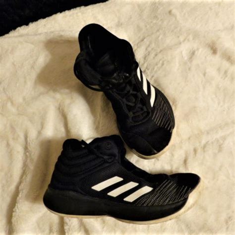 ADIDAS Basketball Black/White Shoes/Sneakers Men's... - Depop