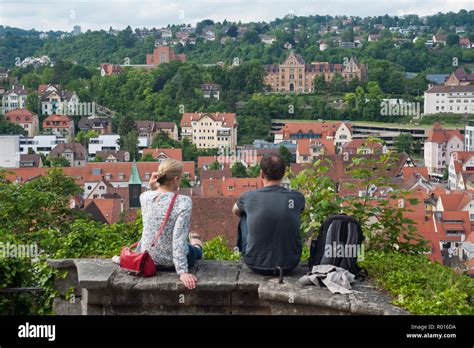 Tuebingen, Germany, View of the Old Town Stock Photo - Alamy