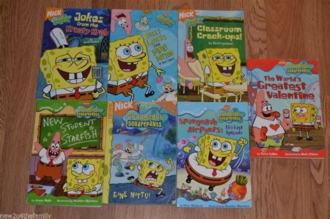 SpongeBob Squarepants Book Lot of 7, Chapter Books Paperback ...