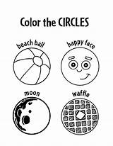 Circle Shape Coloring Pages Printable For Free Download sketch template