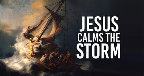 Jesus Calms the Storm: A Sermon on Matthew 8:23-27