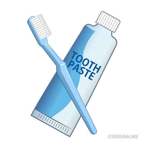 Toothbrush and Paste Clip Art Free PNG Image｜Illustoon