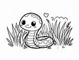 Free Printable Snake Coloring Pages sketch template