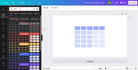 The Best Way to Create a Table in Canva | Teckers®