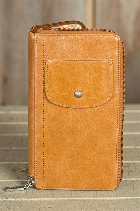 Women's Hobo Tatum Leather Cell Phone Wallet | Leather cell phone wallet, Cell phone wallet, Wallet