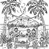 Luau Coloring Pages  Free & Printable sketch template