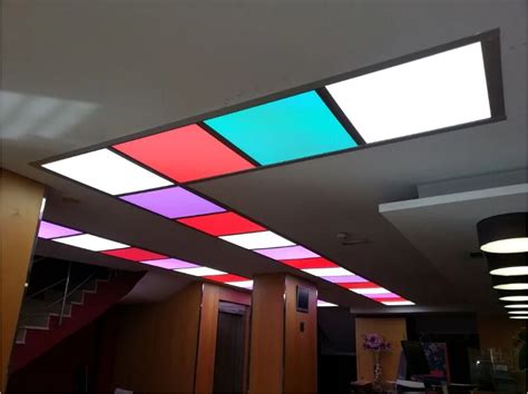 Hotel Rgb Full Color Led Lights Wifi And 2.4g Wireless Remote Control 600x600 Rgb Led Panel ...