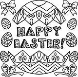 Happy Easter Coloring Page For Kids 13801518 Vector Art At Vecteezy sketch template