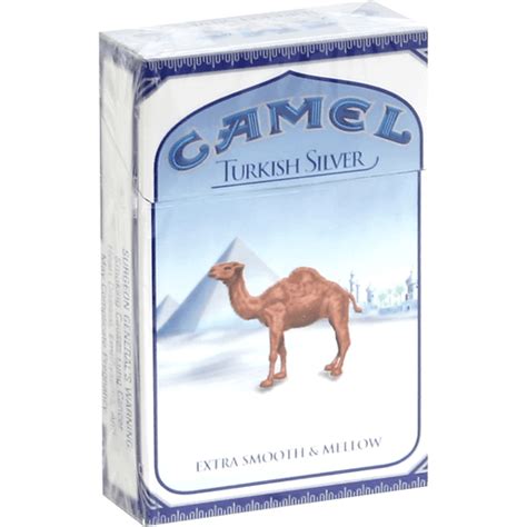 Camel Turkish Silver Cigarettes, Extra Smooth & Mellow | Cigarettes ...