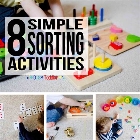 8 Simple Sorting Activities for Toddlers - Busy Toddler