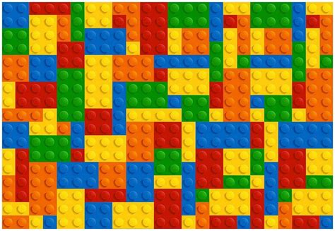 Building Blocks Theme Backdrop Colored Toy Bricks Photography ...