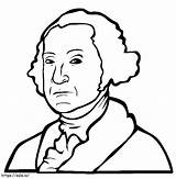 USA President George Washington coloring Page sketch template