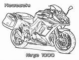 Motorcycle Kawasaki Ninja 1000 coloring Page  Download Print Or Color sketch template