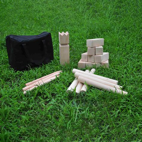 Giant Viking Chess Kubb Game Set