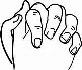 Free Printable Praying Hands Coloring Pages sketch template