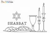 Shabbat Coloring Pages sketch template