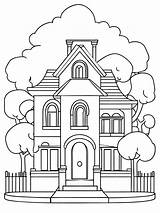 Architecture coloring page architecture Home  sketch template