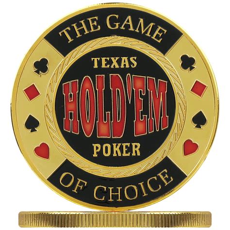 Texas HOLD'EM Poker - The Game of Choice Card Guard