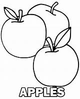 Apples Coloring Pages sketch template