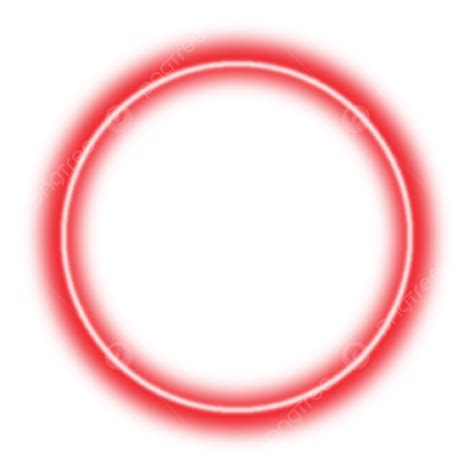 Frame Neon Glowing Circle Red Gradient Clipart Transparent Hd, Frame Clipart, Circle Clipart ...