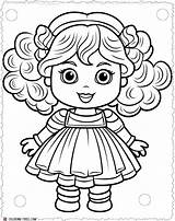 Dolls Coloring Pages  Printables FreeCom In 2024 Abc sketch template