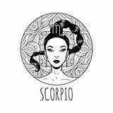 Zodiac Signs Coloring Pages sketch template